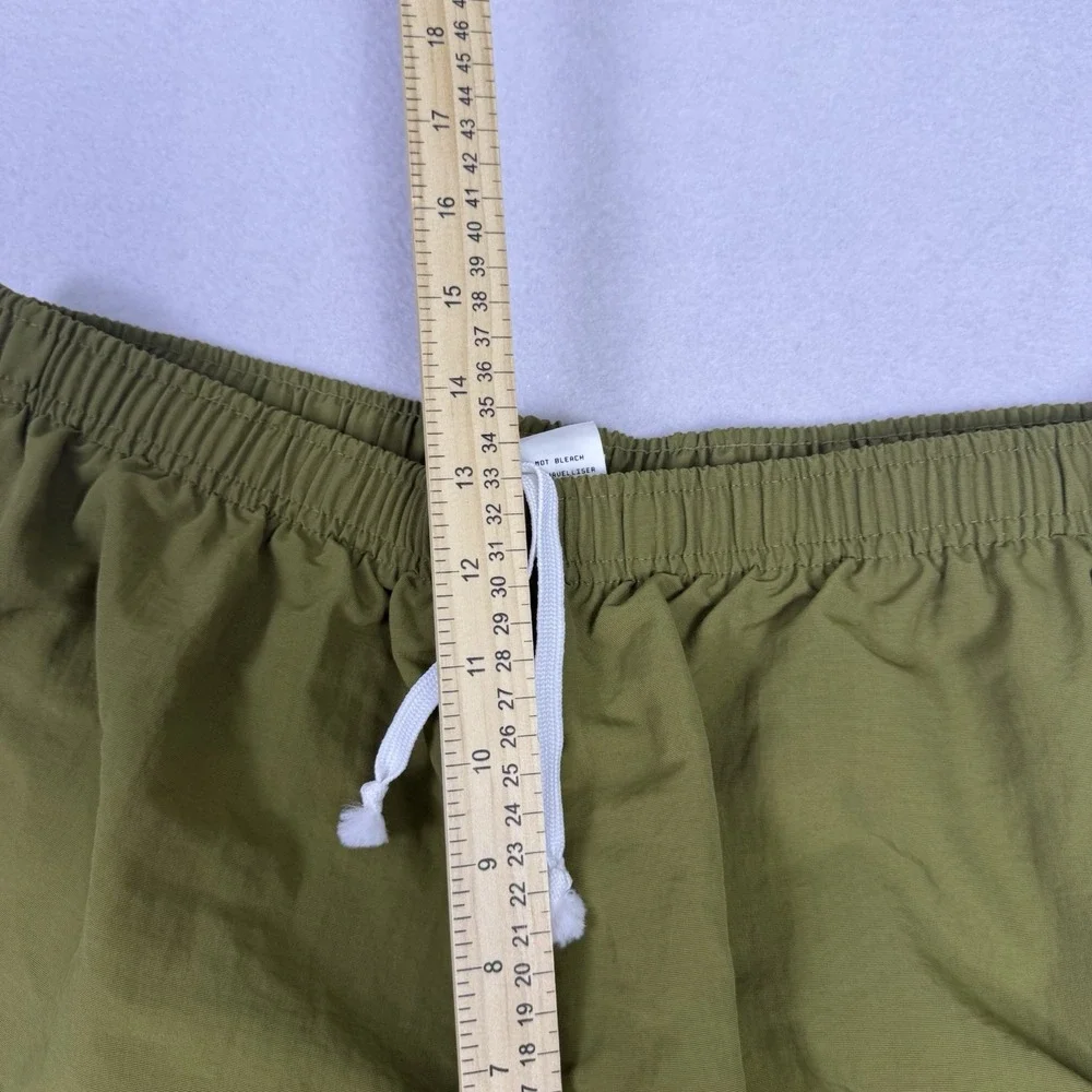Vintage Quiksilver Mens L NWT Olive‎ Green Solid Volley Swim Shorts 90s